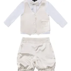 Атласный комплект из трех вещей