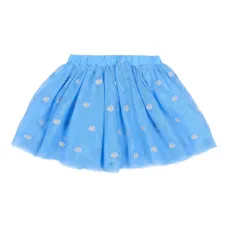 Юбка с цветочной вышивкой