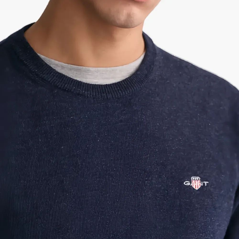 Шерстяная толстовка с круглым вырезом