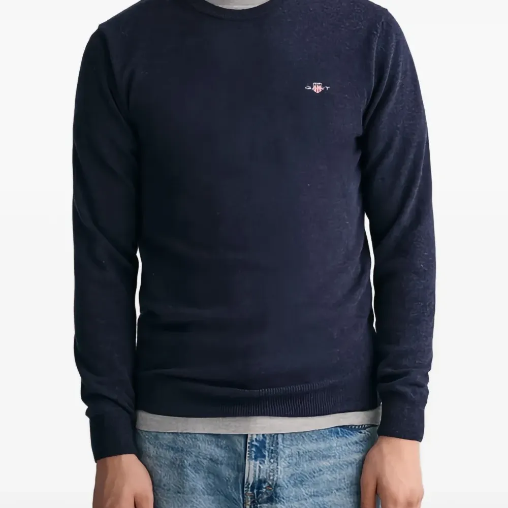 Шерстяная толстовка с круглым вырезом