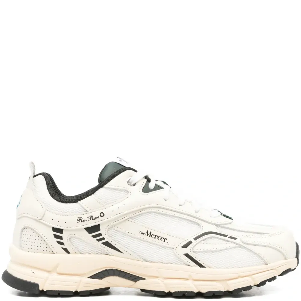 Кроссовки Re-Run из наппы с логотипом