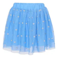 Юбка с цветочной вышивкой