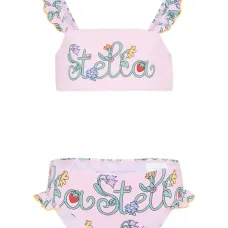 Бикини с цветочным принтом и оборками