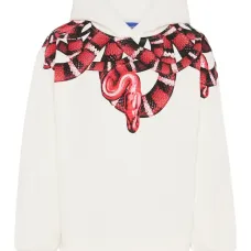 Худи с принтом под змеиную кожу