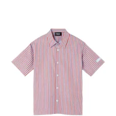 Полосатая рубашка с короткими рукавами