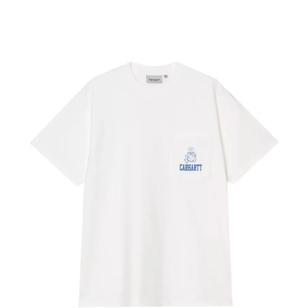 Футболка с графическим принтом и карманом