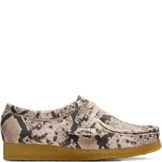 Мокасины Wallabee из кожи змеи