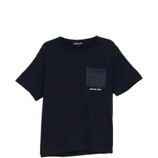 Футболка с монограммой и нагрудным карманом