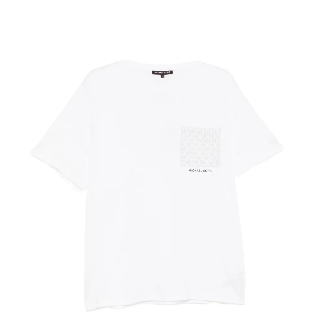 Футболка с монограммой и нагрудным карманом