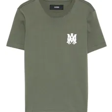 Футболка с логотипом и круглым вырезом