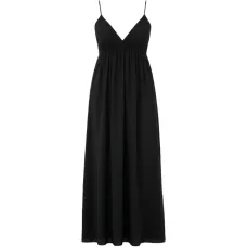 Платье миди с V-образным вырезом