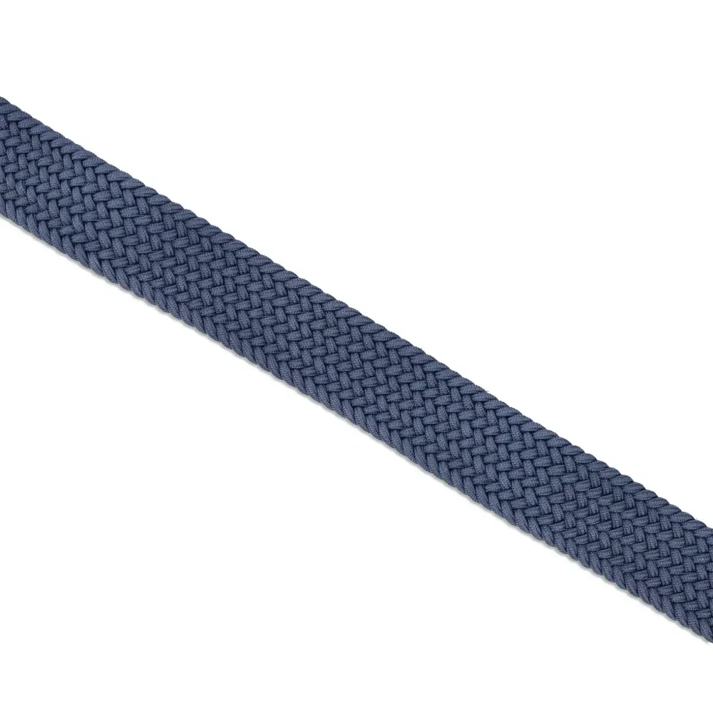 Пояс с плетёными кожаными элементами