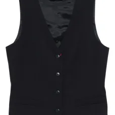 Жилет на пуговицах с V-образным вырезом