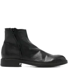 Кожаные ботинки на молнии