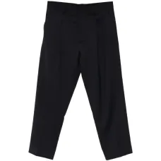 Плиссированные брюки прямого кроя