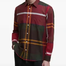 Рубашка в клетку тартан