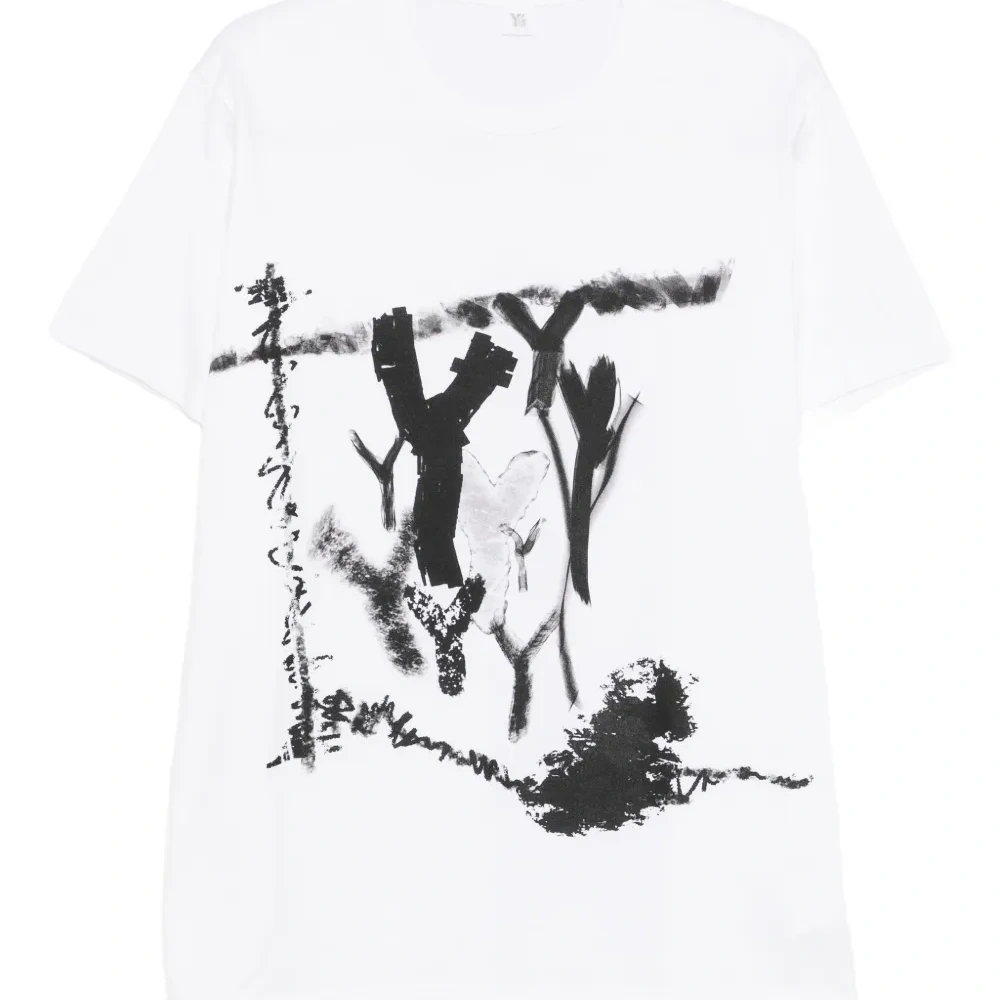 Футболка из хлопка с принтом