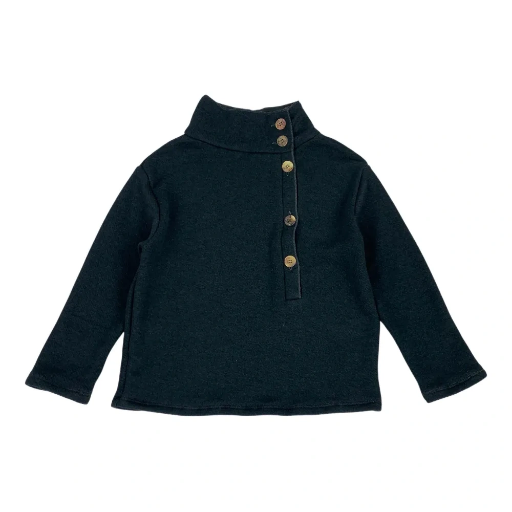 Топ с воротником на пуговицах