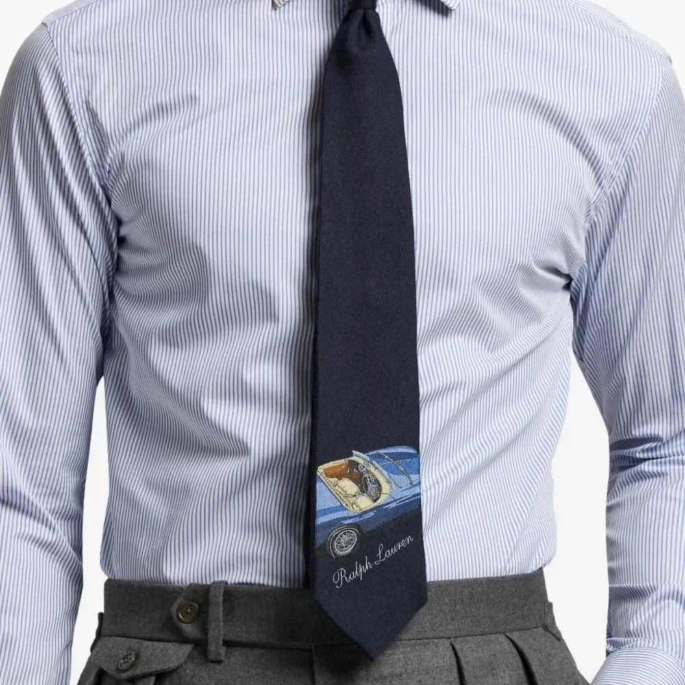 Галстук с принтом