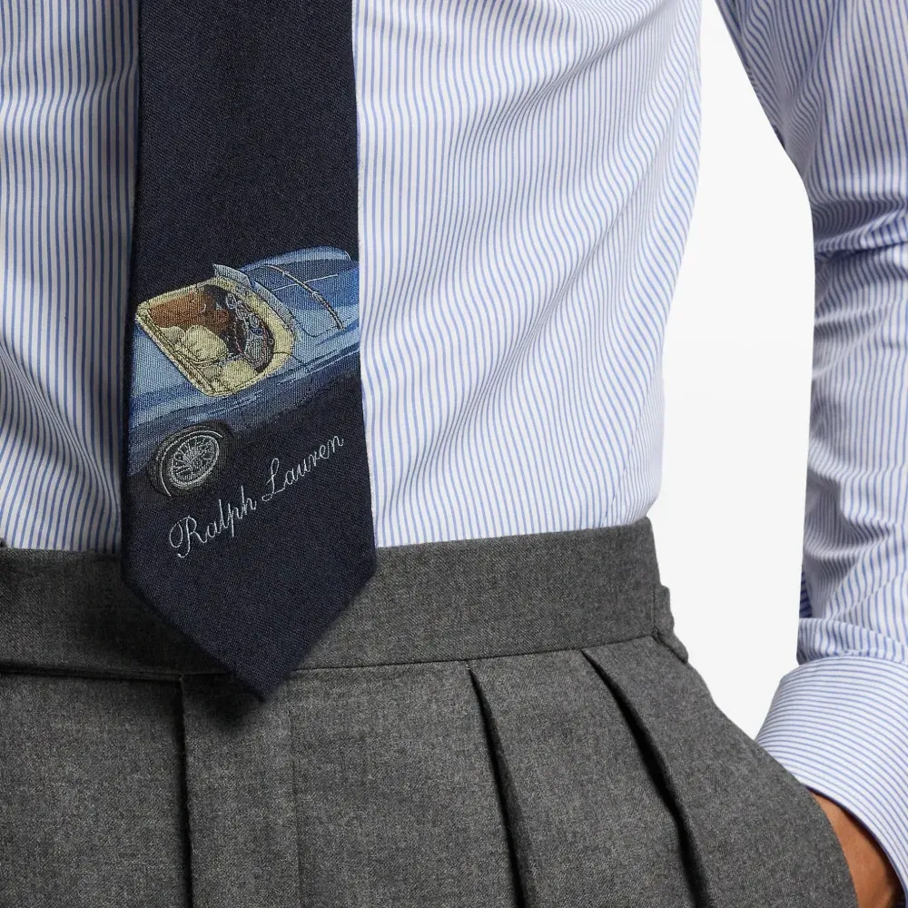 Галстук с принтом