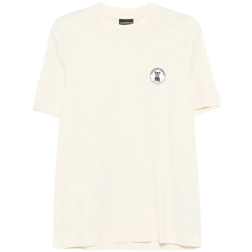 Футболка с нашивкой-логотипом