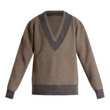 Свитер с V-образным вырезом