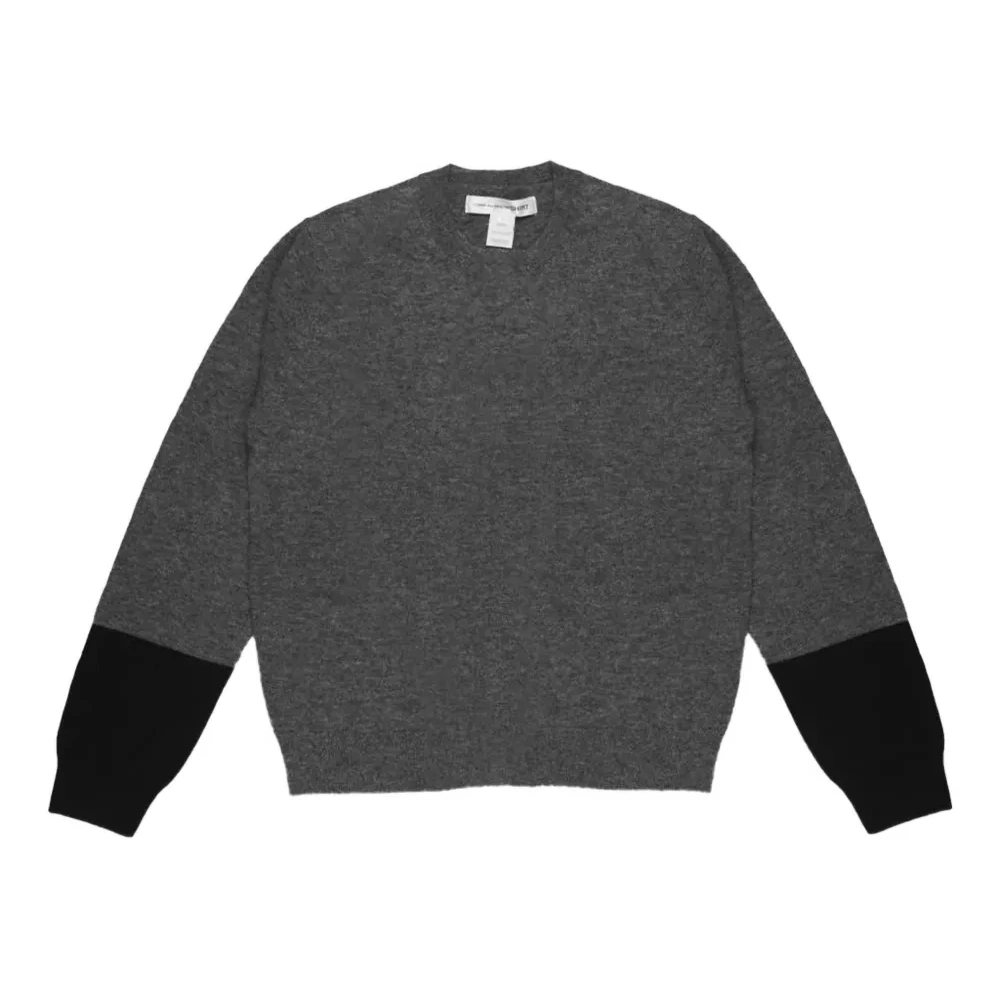 Джемпер с длинными рукавами и круглым вырезом