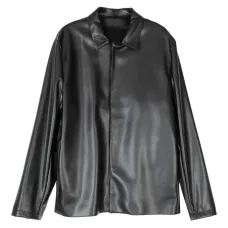 Куртка с воротником-рубашкой и боковыми карманами