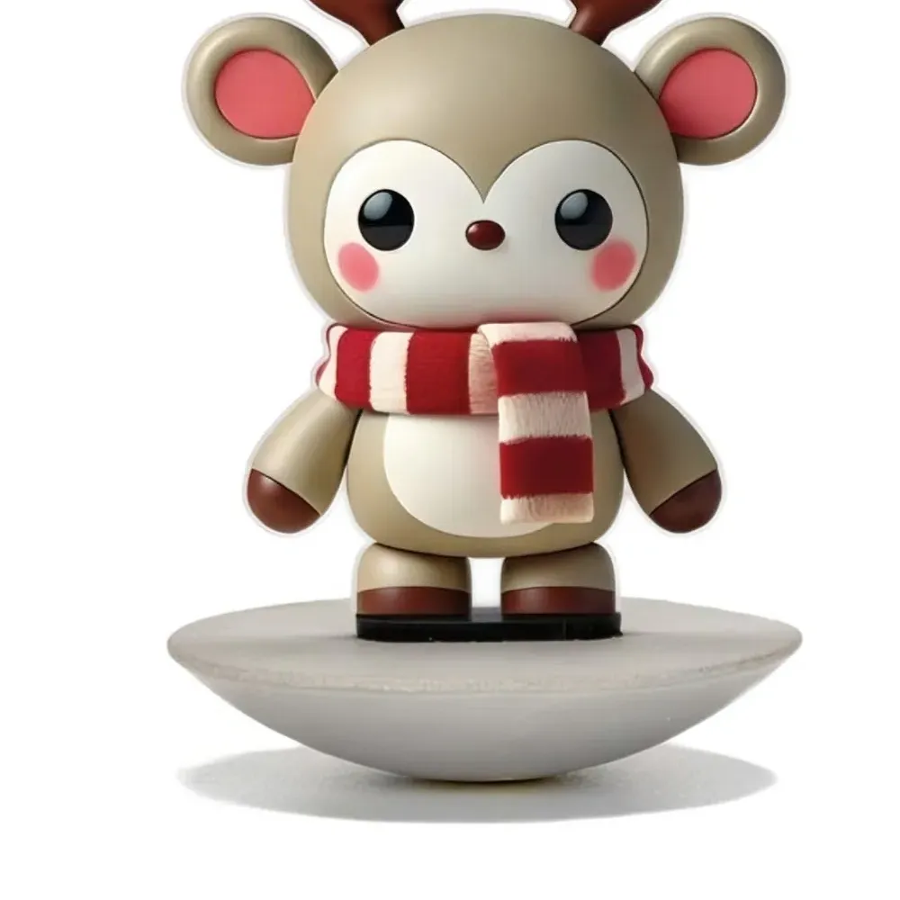 Фигурка оленя с шарфом