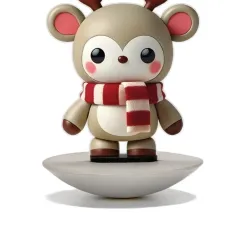 Фигурка оленя с шарфом