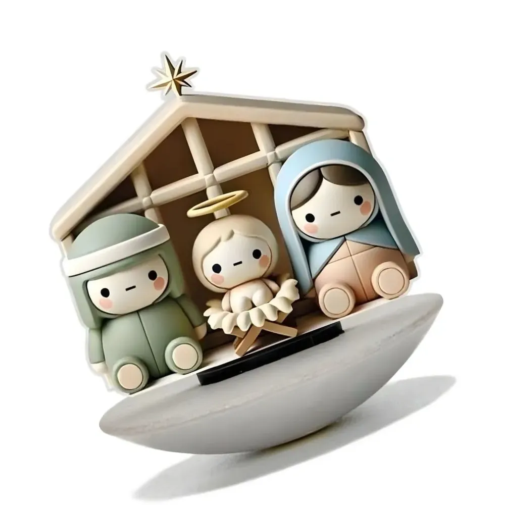 Подставка с рождественскими фигурками