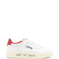 Кеды Medalist с перфорацией и красными вставками