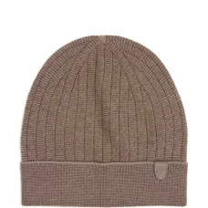 Вязаная шапка с логотипом