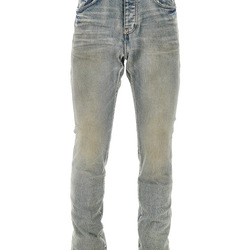 Джинсы P005 с эффектом стирки