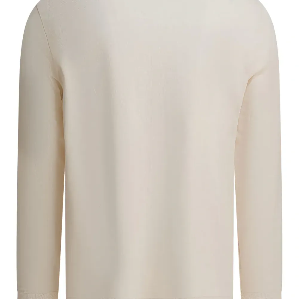 Футболка на пуговицах с длинными рукавами Футболка на пуговицах с длинными рукавами