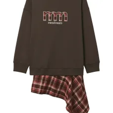 Клетчатый свитшот Клетчатый свитшот