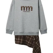 Клетчатый свитшот Клетчатый свитшот