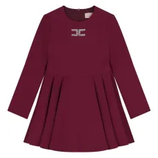 Платье с украшением в виде логотипа