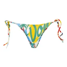 Плавки-бикини с принтом Bazurto и завязками