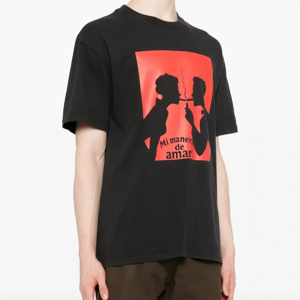 Хлопковая футболка с принтом