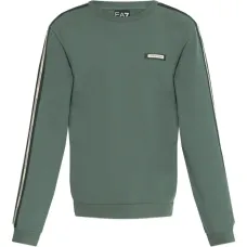 Свитшот с полосатыми вставками