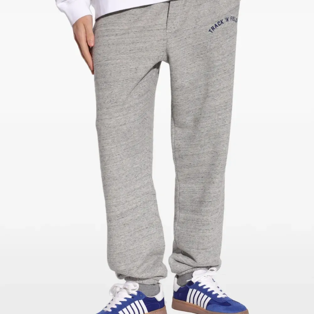 Спортивные брюки с графическим принтом и кулиской