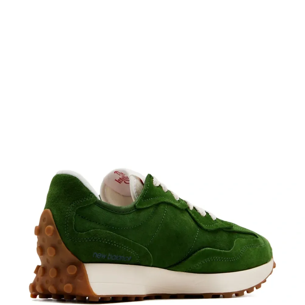 Замшевые кроссовки на шнуровке 327