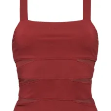 Топ Morgan с сетчатой вставкой