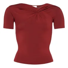 Драпированная футболка Anna