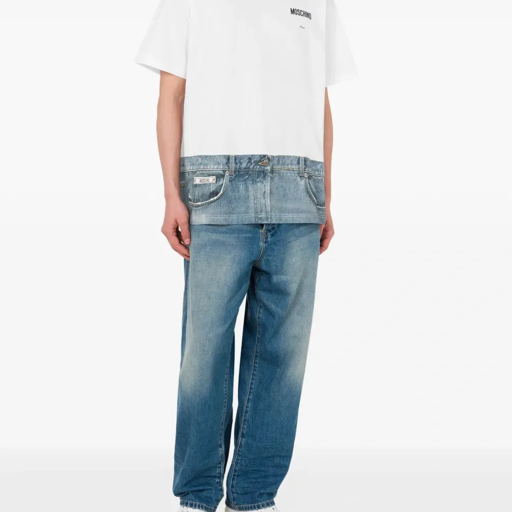 Хлопковая футболка с принтом