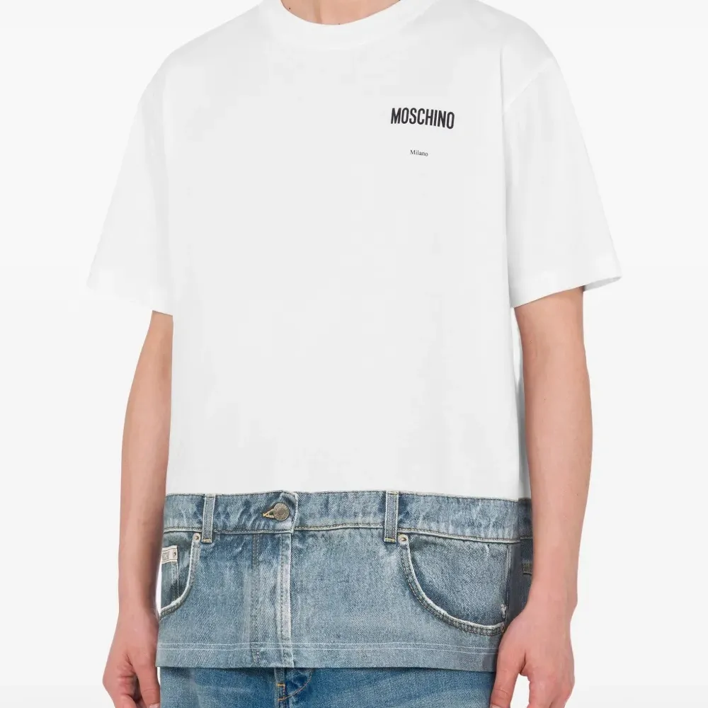 Хлопковая футболка с принтом