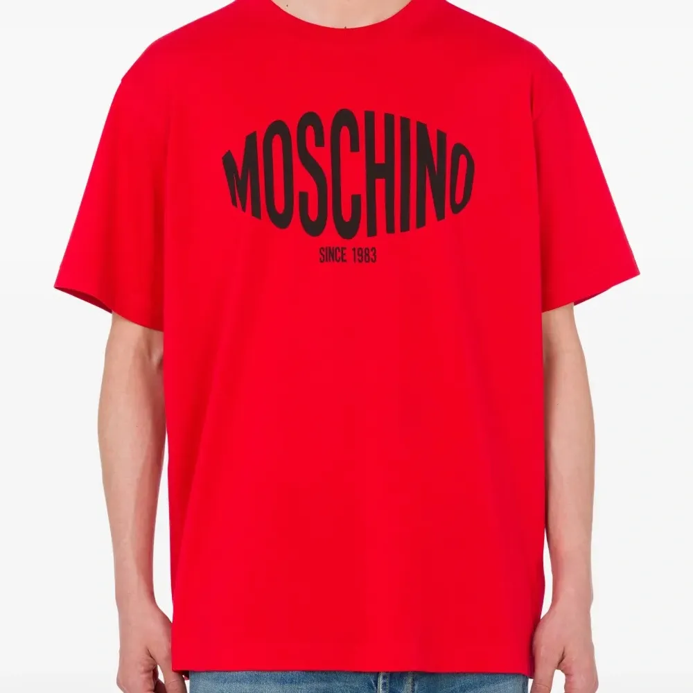 Хлопковая футболка с принтом логотипа