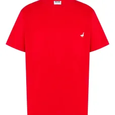 Хлопковая футболка с вышивкой гуси