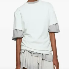 Футболка с логотипом-планкой